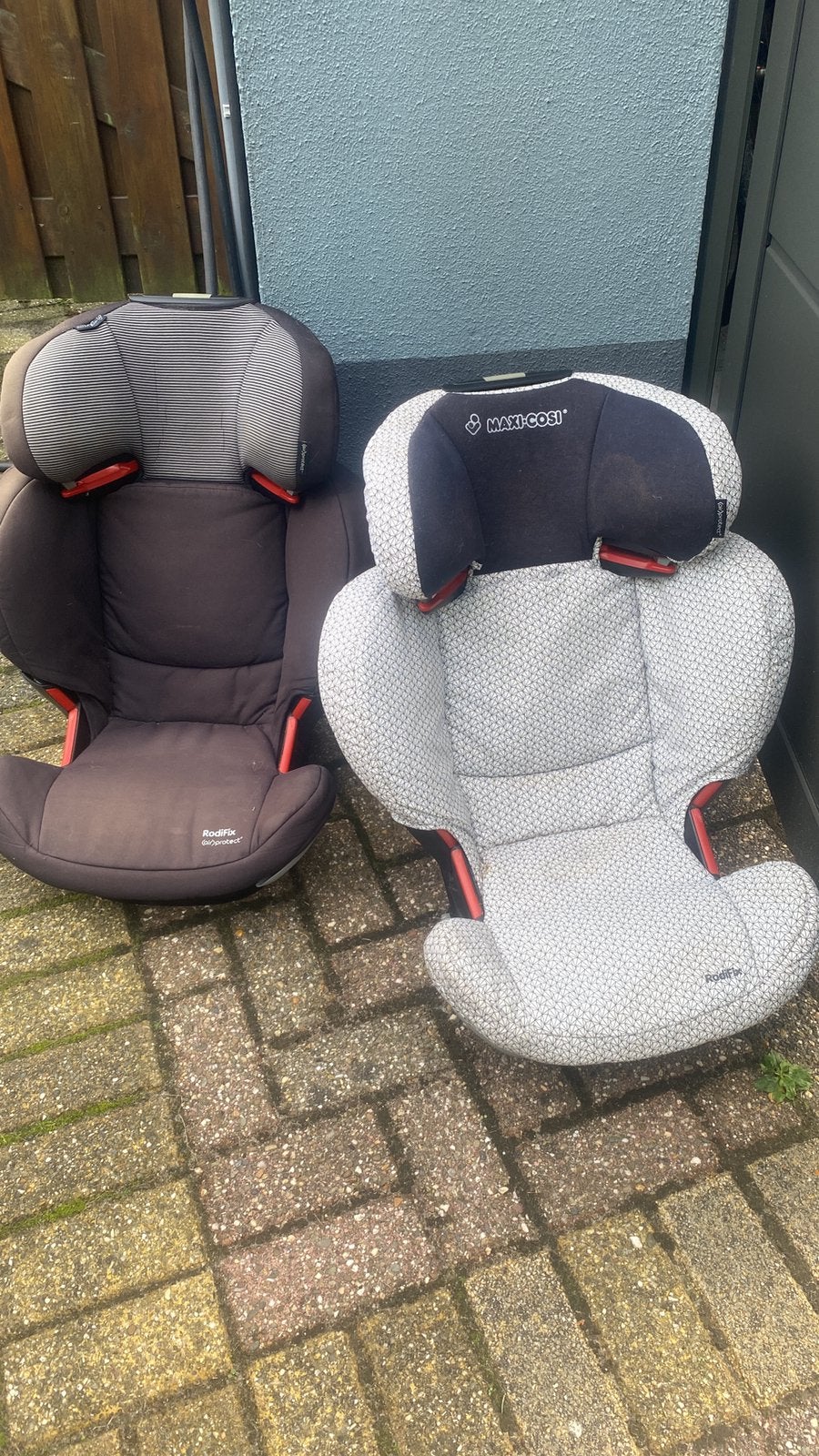 Maxicosi auto stoel rodifix twee stuks, Ophalen, Gebruikt, 15 t/m 36 kg, Isofix