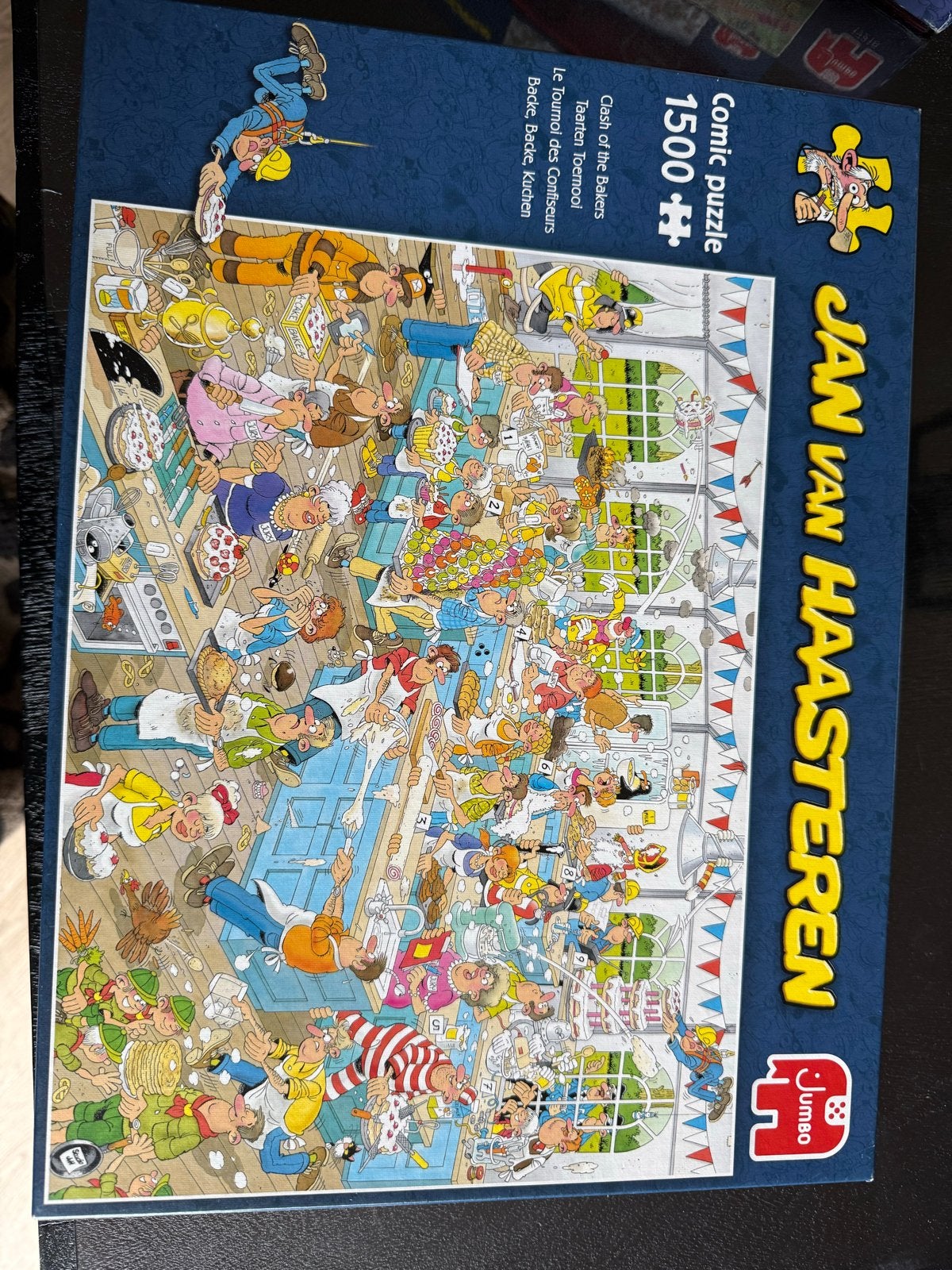 4 Jan van Haasteren puzzels - 1000 en 1500 stukjes, Ophalen of Verzenden, 500 t/m 1500 stukjes, Gebruikt, Legpuzzel