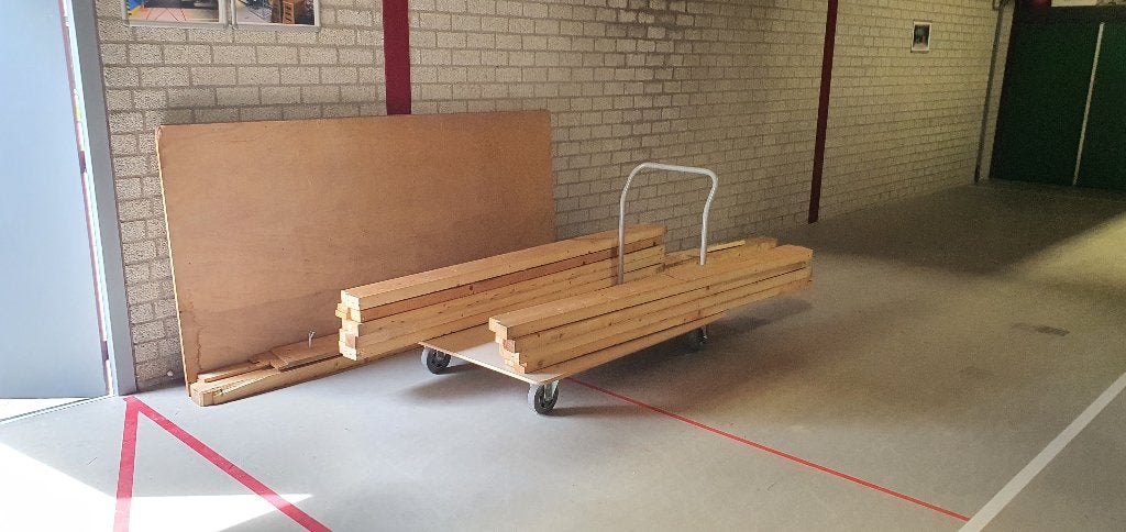 Diverse houten planken en balken, Ophalen, Gebruikt, Minder dan 25 mm, 200 tot 250 cm
