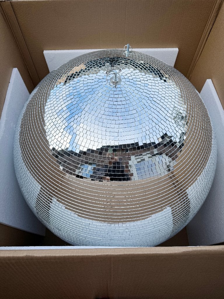 B-keuze Discobal mega groot 80 cm spiegelbol discobol, Muziek en Instrumenten, Licht en Laser, Ophalen, Gebruikt, Discobol