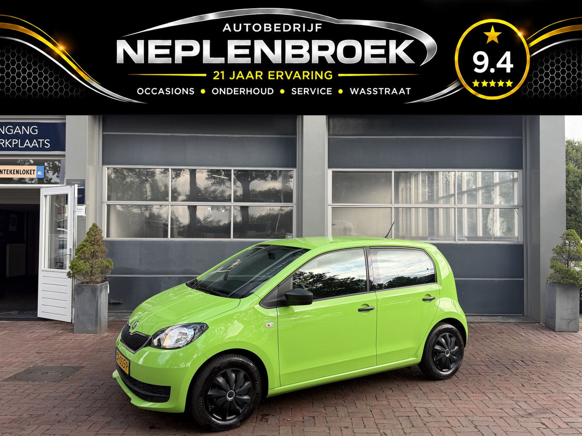 Skoda Citigo 1.0 Greentech Active Bj 2018 km 79.000 Nap 2e e, Auto's, Voorwielaandrijving, Stof, Gebruikt, 60 pk