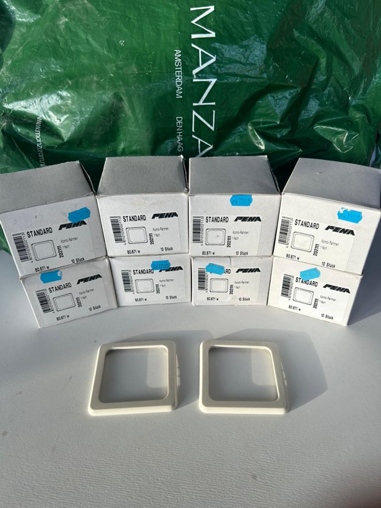 PEHA raampjes schakelaars elektra, Ophalen of Verzenden, Zo goed als nieuw, Minder dan 50 watt, Lamp