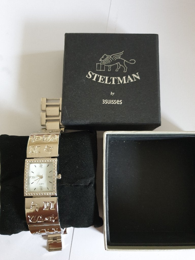 0165 steltman by 3suisses dameshorloge, Verzenden, Nieuw, Staal, Overige merken