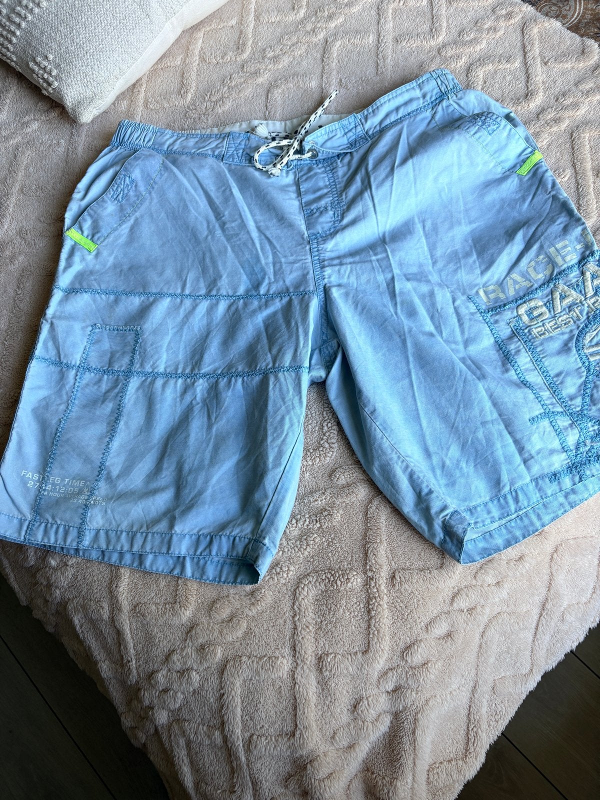 Gaastra Sailing Zwemshort - Lichtblauw - Maat XL, Kleding | Heren, Ophalen of Verzenden, Maat 56/58 (XL), Blauw, Zwemshort