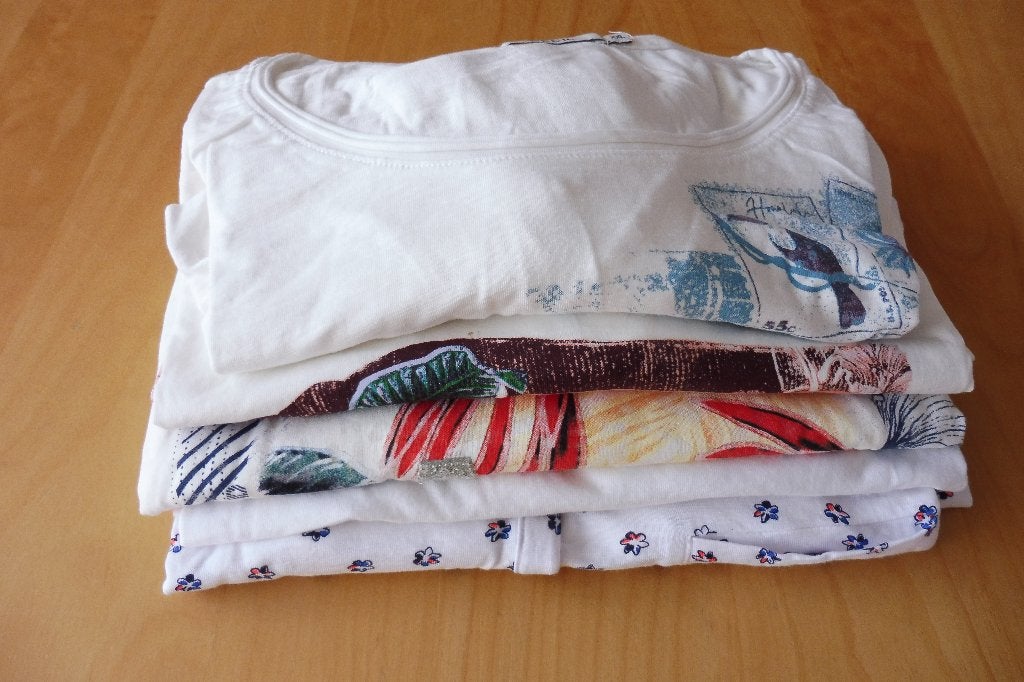5 Dames T-shirts CECIL maat XXL wit met print korte mouw, Wit, Maat 46/48 (XL) of groter, Ophalen of Verzenden, Zo goed als nieuw