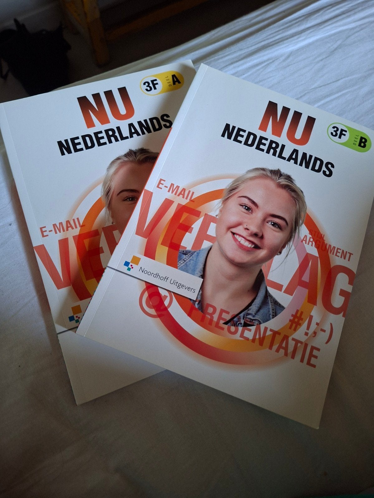 NU Nederlands 3F A en B - Noordhoff Uitgevers, Boeken, Ophalen of Verzenden, Zo goed als nieuw, Noordhoff Uitgevers, Nederlands