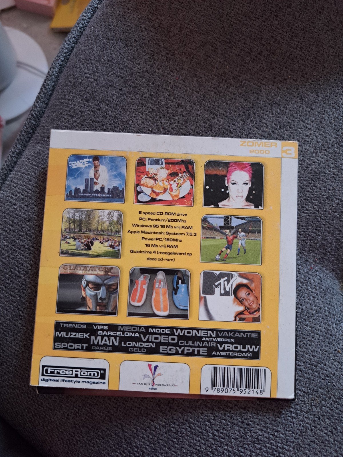 FreeRom Zomer 2000 PC/Mac CD-Rom, Ophalen of Verzenden, Gebruikt, Overige genres