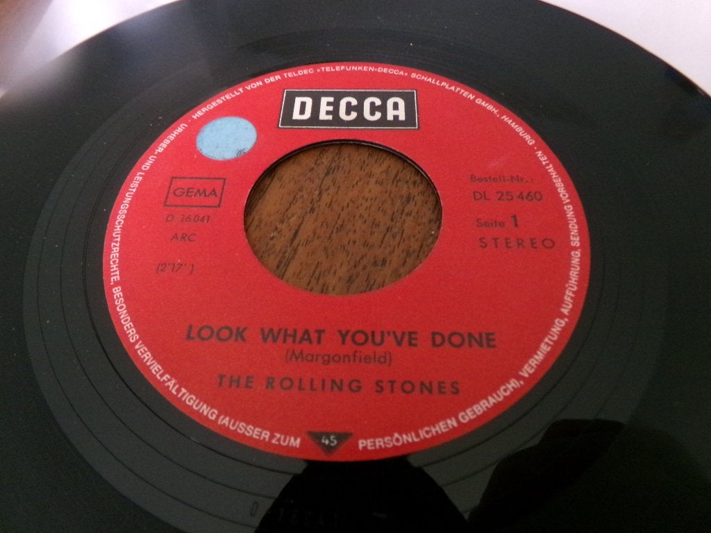 The Rolling Stones –Look What You've Done/Blue Turns To Grey, Ophalen of Verzenden, Gebruikt, Pop