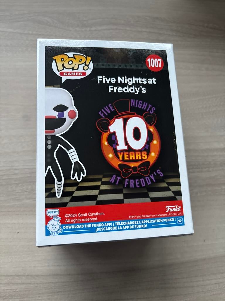 Funko Pop! Marionette #1007 Five Nights at Freddy’s  Puppet, Verzamelen, Funko Europe, Ophalen of Verzenden, Zo goed als nieuw