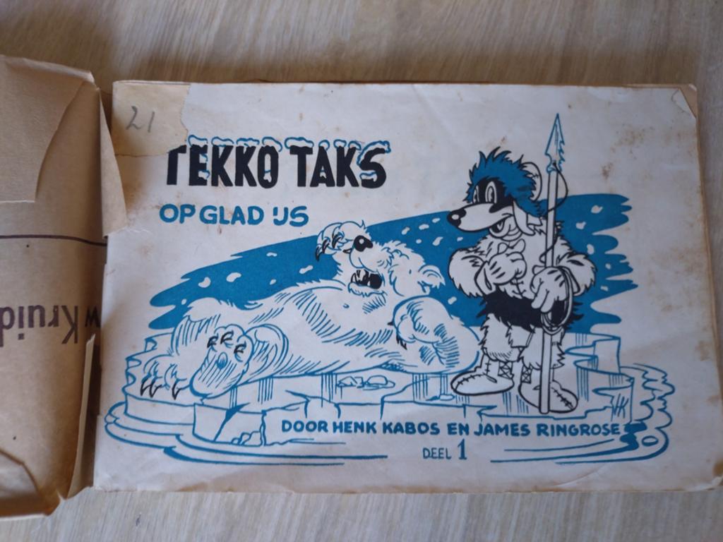 Stripboek Tekko Taks op glad ijs - Marten Toonder, Boeken, Eén stripboek, Ophalen of Verzenden, Gelezen, Marten Toonder