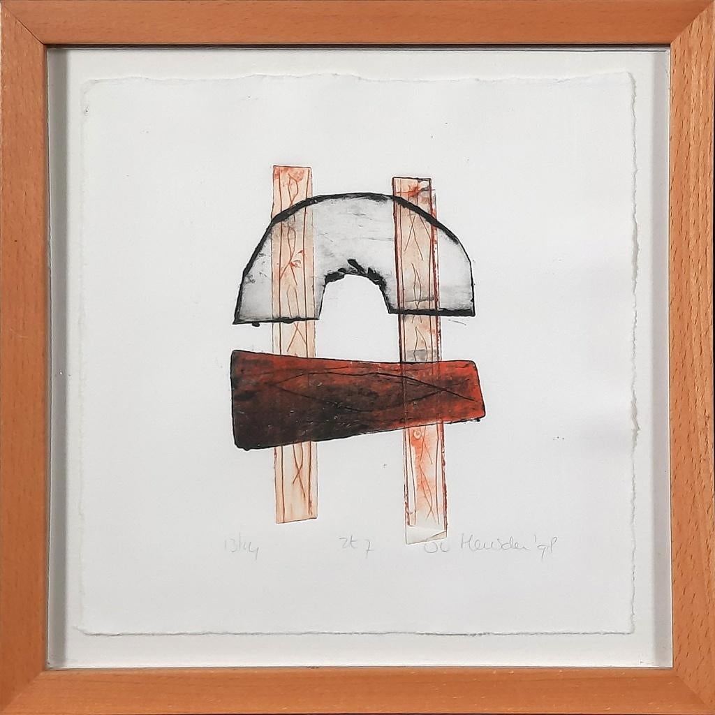 Z.T. 7 13/14 - Kunstenaar: Vera van Heusden, Antiek en Kunst, Ophalen, 25 cm, Ingelijst, 25 cm
