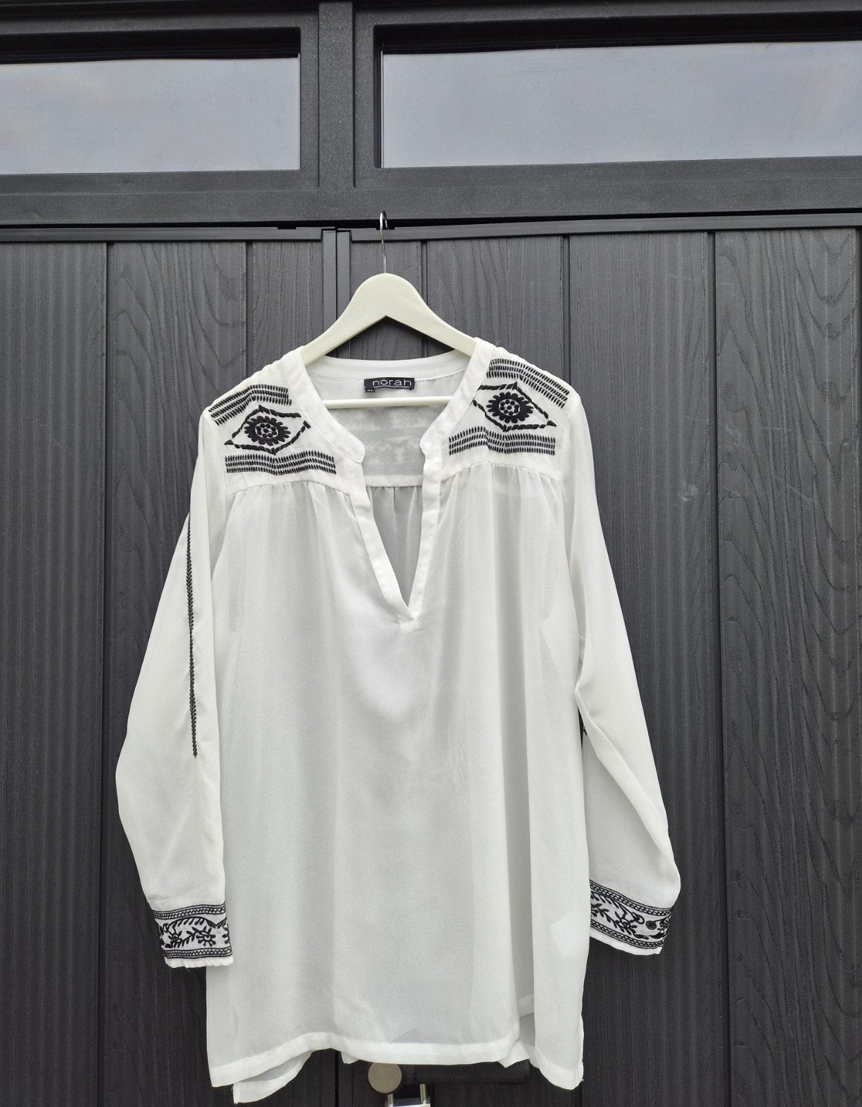 NIEUW! Witte Norah boho blouse-maat 42, Wit, Maat 42/44 (L), Nieuw, Ophalen of Verzenden