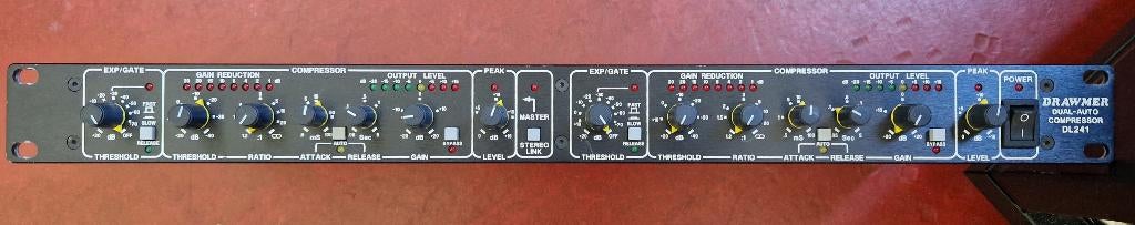 Drawmer DL241 XLR, Muziek en Instrumenten, Ophalen of Verzenden, Gebruikt, Compressor