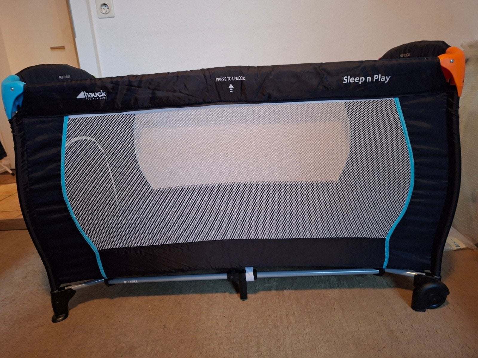 Hauck Sleep n Play Reisbedje - Zo goed als nieuw, Ophalen of Verzenden, Zo goed als nieuw, Reisbedje