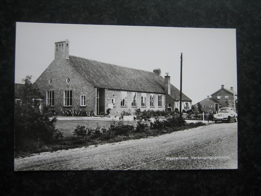 WESTERHAAR Verenigingsgebouw 1970, Ophalen of Verzenden, 1960 tot 1980, Overijssel