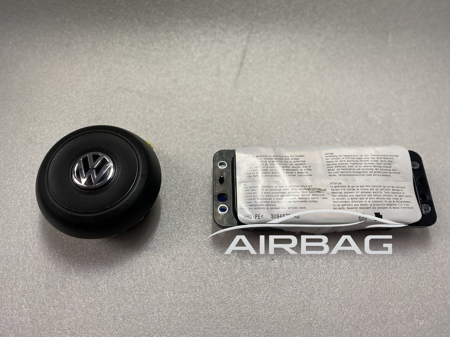 Volkswagen Polo GTI 2G 2017+ airbag set stuur airbag passagi, Gebruikt, -, -, Ophalen of Verzenden