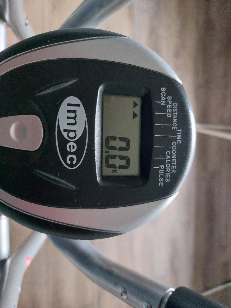 Mooie goedwerkende imtec crosstrainer aangeboden., Ophalen, Gebruikt, Aluminium, Buik