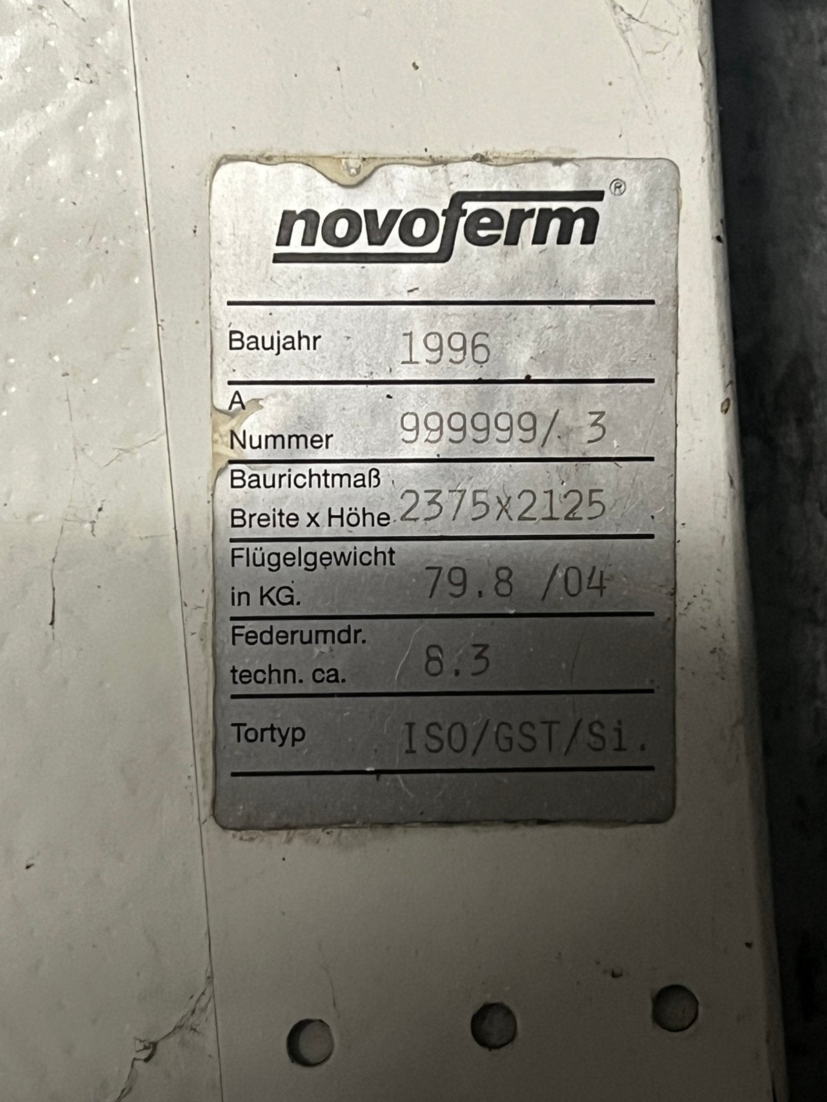 Garage deur Torsieveren, Ophalen of Verzenden, Gebruikt