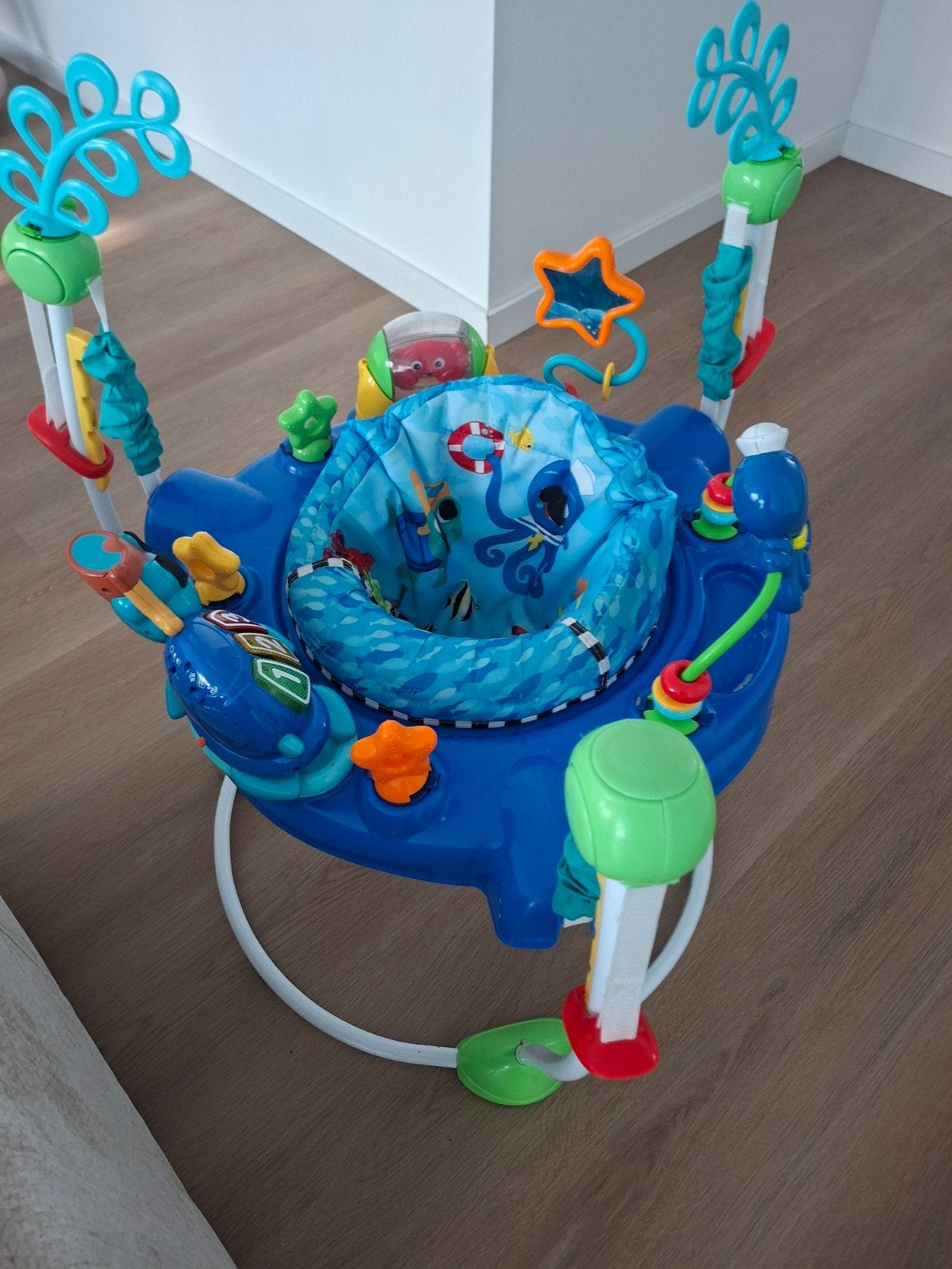 Bright Starts Jumperoo Speelcenter Oceaan Thema, Kinderen en Baby's, Speelgoed | Babyspeelgoed, Ophalen of Verzenden, Zo goed als nieuw