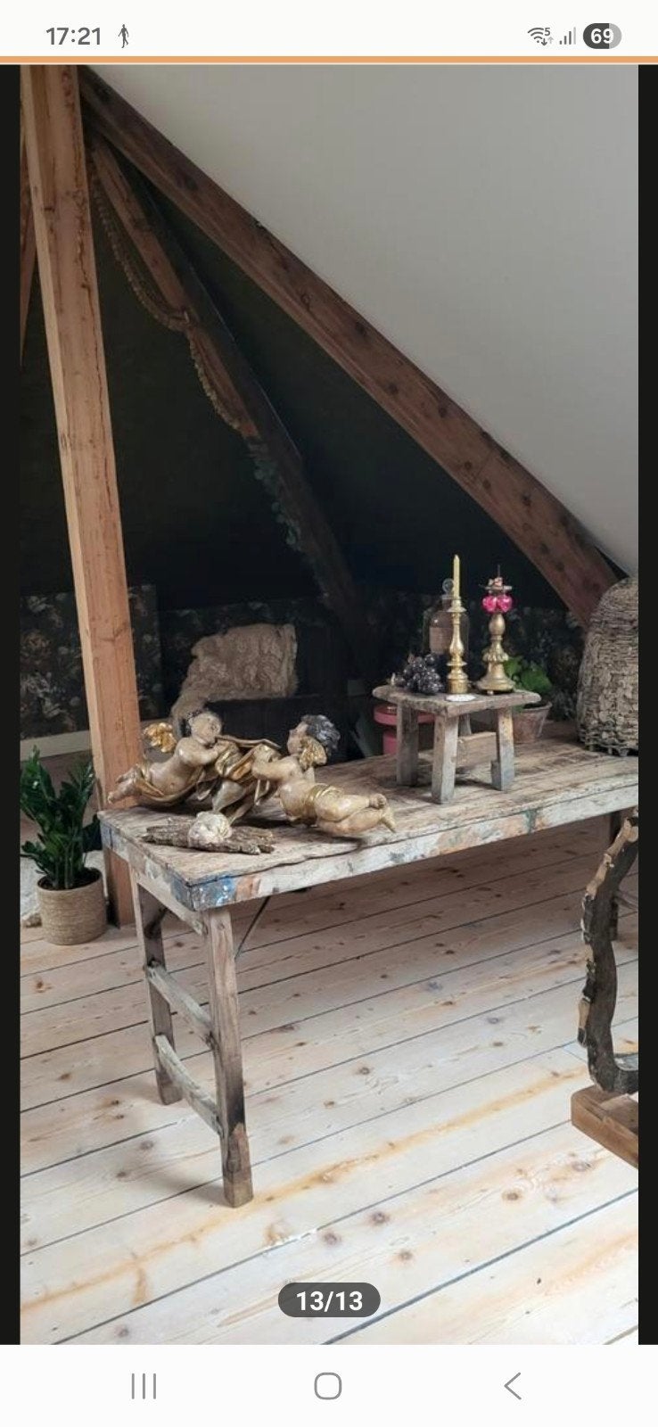 franse orginele picknick tafel, Ophalen of Verzenden