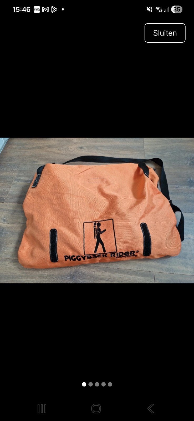 Piggyback Rider Draagrugzak voor Peuters/Kleuters, Kinderen en Baby's, Overige merken, Ophalen of Verzenden, Zo goed als nieuw