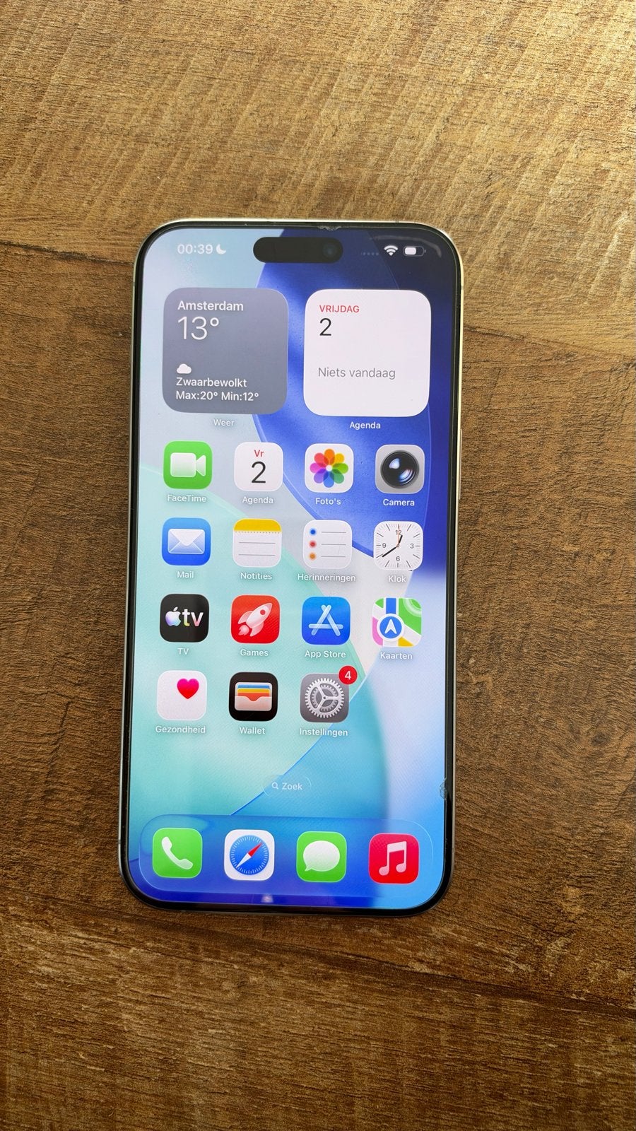 iPhone 15 Pro Max Nat. Titanium 256GB - Goede staat, Telecommunicatie, IPhone 15 Pro Max, Zo goed als nieuw, 84 %, Zonder simlock