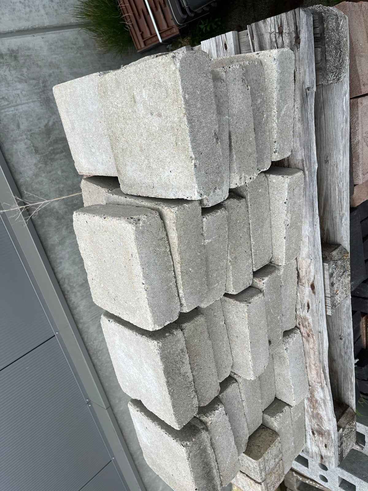 Klinker 21x21 x 7cm. 33 stuks, Ophalen, Beton, Klinkers