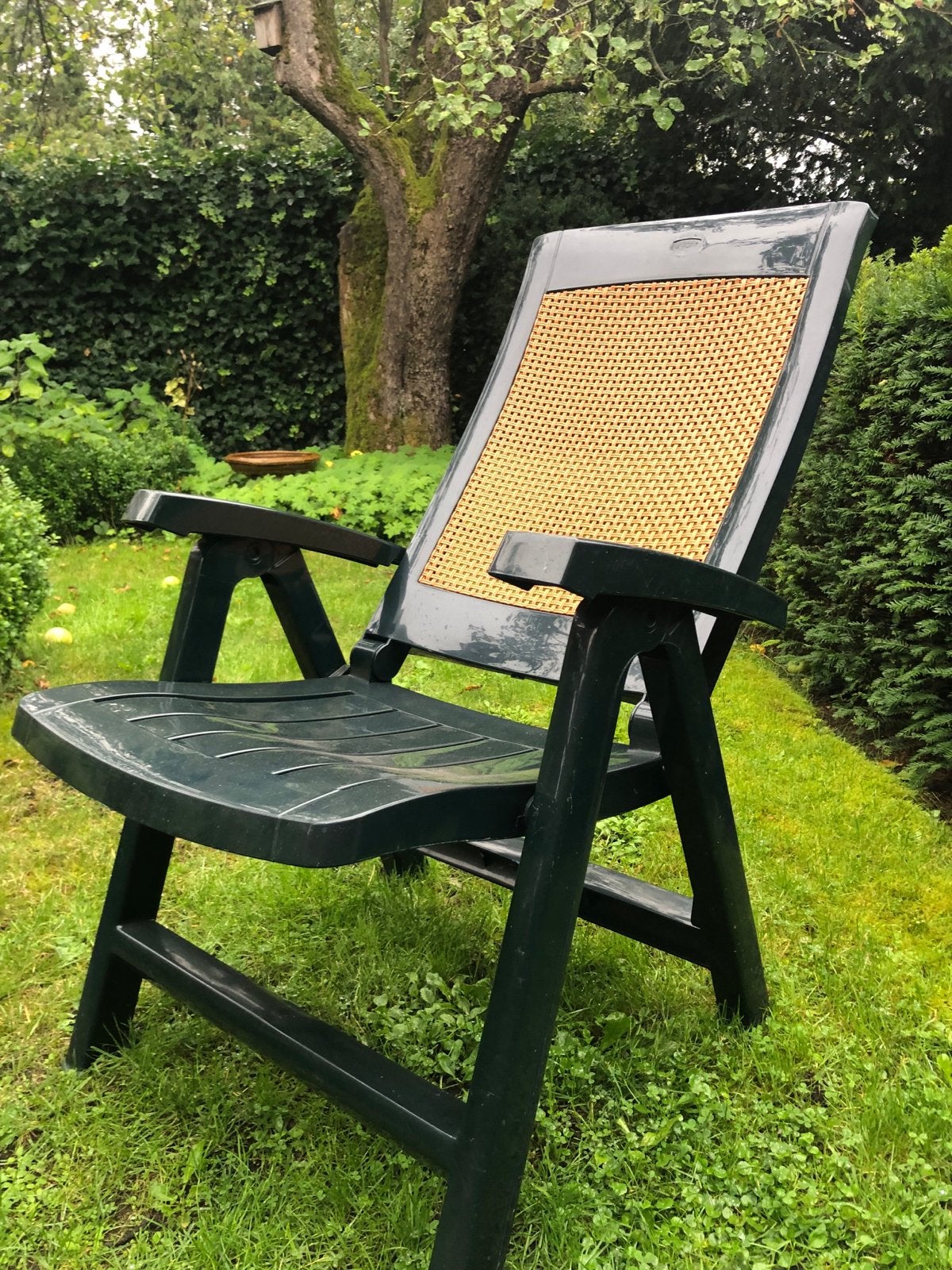 Twee Jardin tuinstoelen, inklapbaar, Tuin en Terras, Ophalen of Verzenden, Gebruikt, Kunststof, Inklapbaar