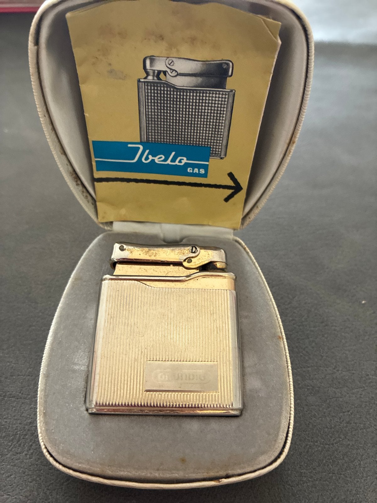 Vintage Colibri "Monopol" of Ibelo aansteker jaren '50/'60, Verzamelen, Verzenden, Gebruikt, Aansteker