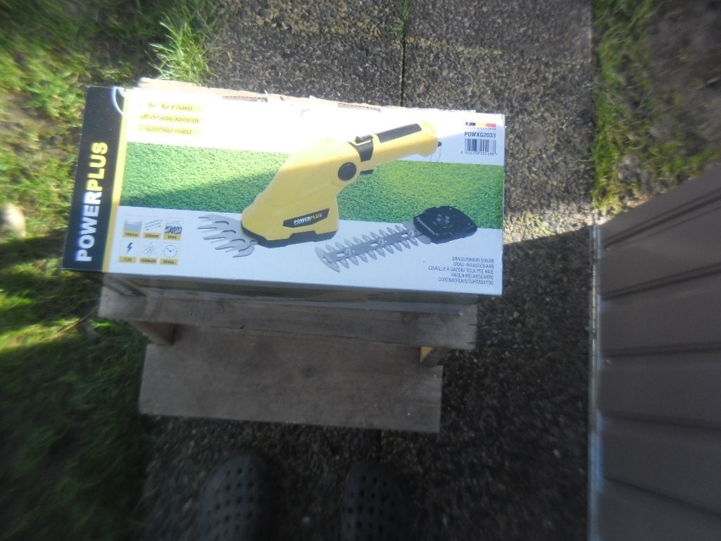kleine heggeschaar, Ophalen of Verzenden, Nieuw, Accu, Powerplus