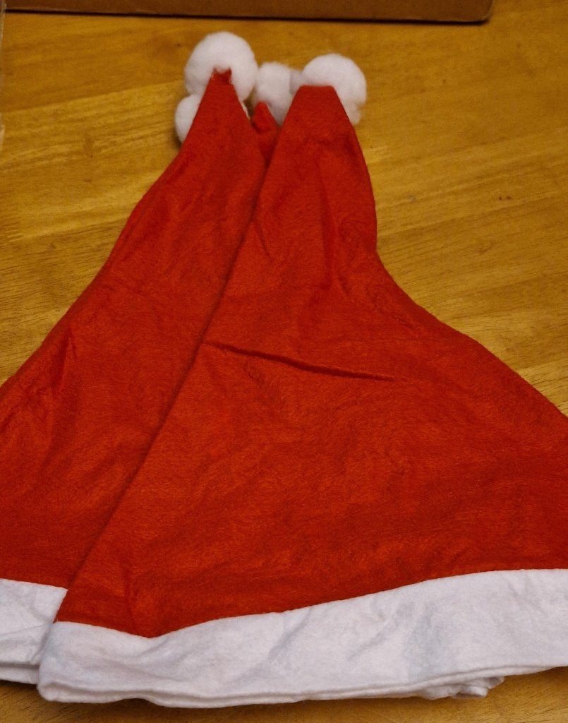 Rest partijtje 40 kerst mutsen, Ophalen of Verzenden, Nieuw, Feestartikel, Kerst of Sinterklaas