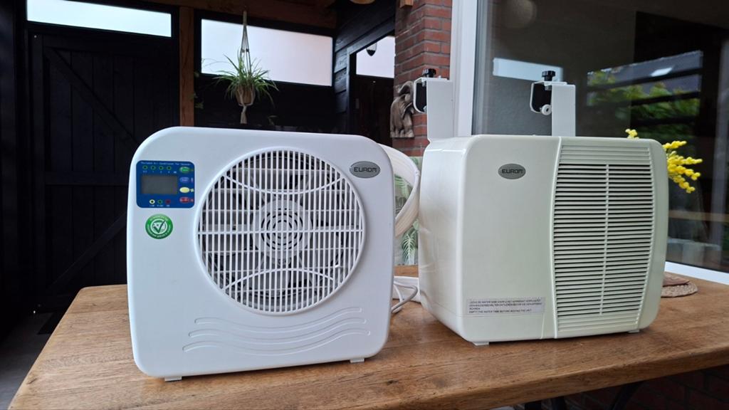 Eurom AC2401 split airco voor caravan/camper, Ophalen, Zo goed als nieuw