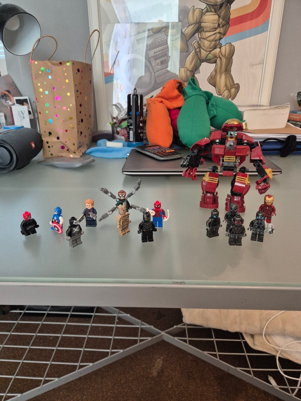 Lego Marvel Superhelden Minifiguren en Hulkbuster, Ophalen of Verzenden, Zo goed als nieuw, Overige merken