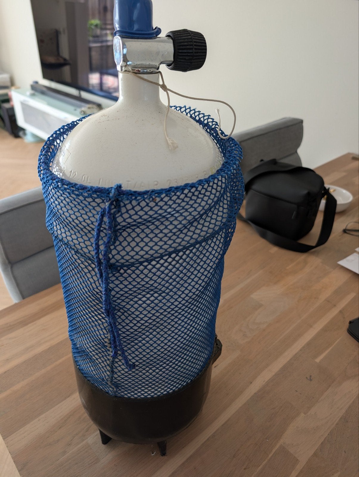 Duikfles bommetje staal 12 l, kompas, ademautomaat,console, Watersport en Boten, Ophalen, Gebruikt, Duikfles