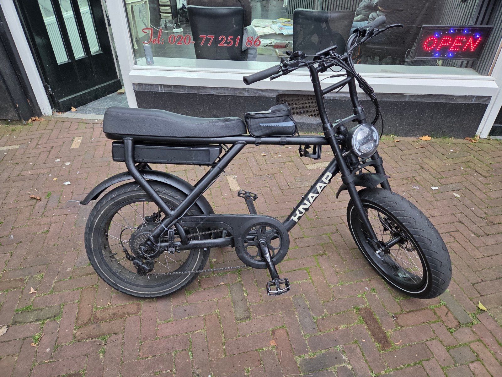 Knaap AMS E-bike - Ideaal voor school en lange afstanden, Ophalen, Gebruikt, 50 km per accu of meer, Overige merken