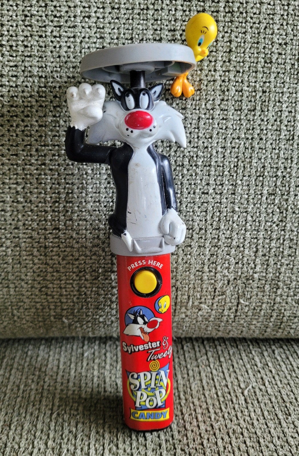 vintage Sylvester & Tweety Spin Pop Candy / snoep dispencer, Ophalen of Verzenden, Zo goed als nieuw
