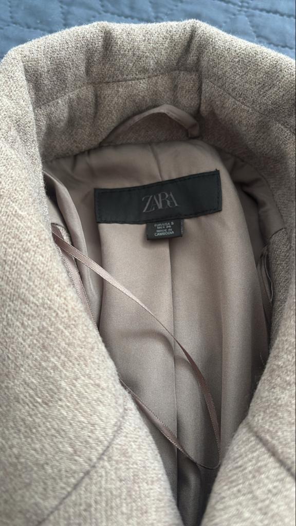 Zara double breasted jas, Ophalen of Verzenden, Zo goed als nieuw