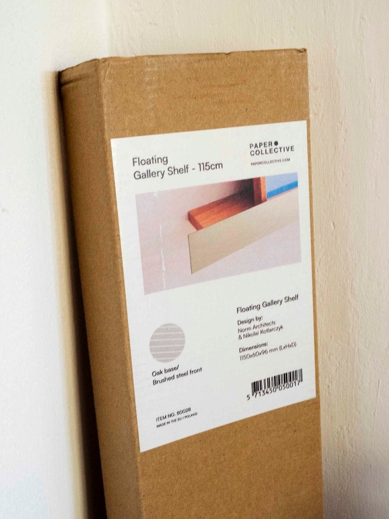 Floating Gallery Shelf eiken/rvs 115 cm | Paper Collective, Ophalen, ., Nieuw, Paper Collective