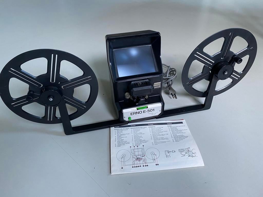 ERNO E-501 8mm Film Editor Viewer, Ophalen of Verzenden, 1960 tot 1980, Overige typen