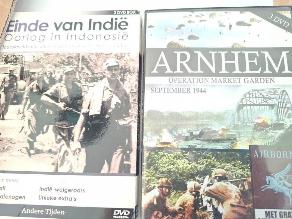 Arnhem en einde van Indie 6 discs, Vanaf 16 jaar, Ophalen of Verzenden, Zo goed als nieuw, Oorlog of Misdaad