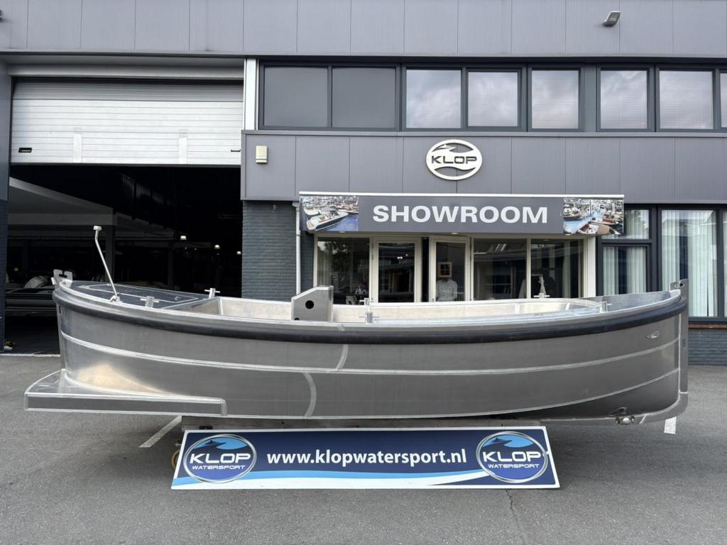 Van Vossen 550 e sloep | tender plug in electric, Watersport en Boten, Ophalen, Elektrisch, Aluminium, Zo goed als nieuw