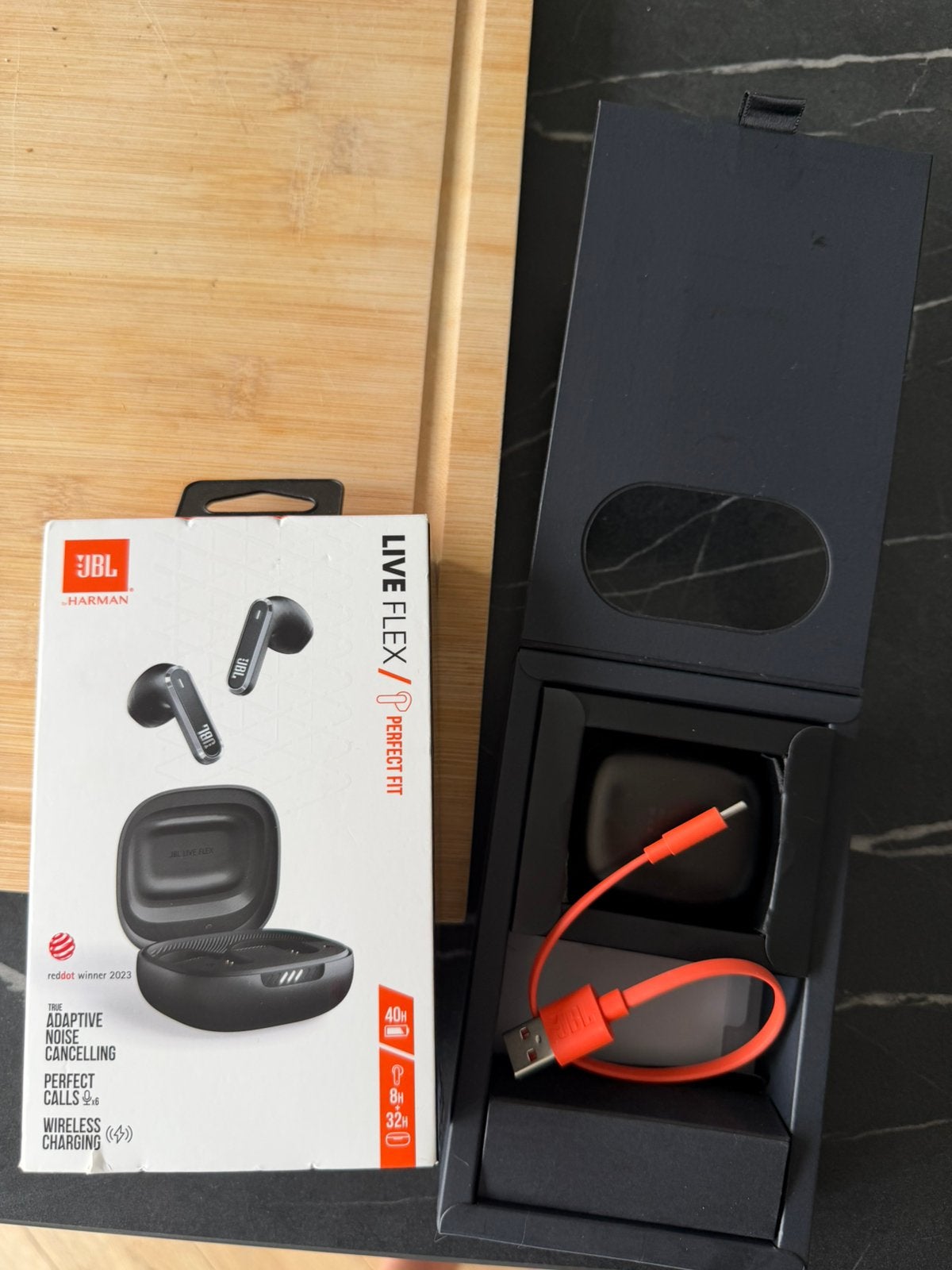 Jbl live flex draadloze oordopjes, Ophalen of Verzenden, Zo goed als nieuw, Overige merken