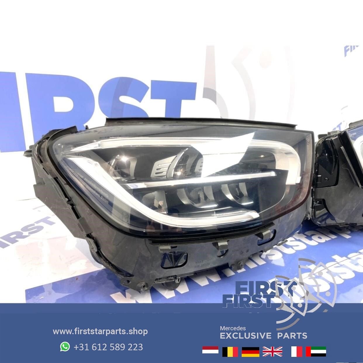 W253 C253 FACELIFT GLC HP LED KOPLAMP RECHTS Mercedes 2018-2, Auto-onderdelen, Verlichting, Gebruikt, -, Ophalen of Verzenden