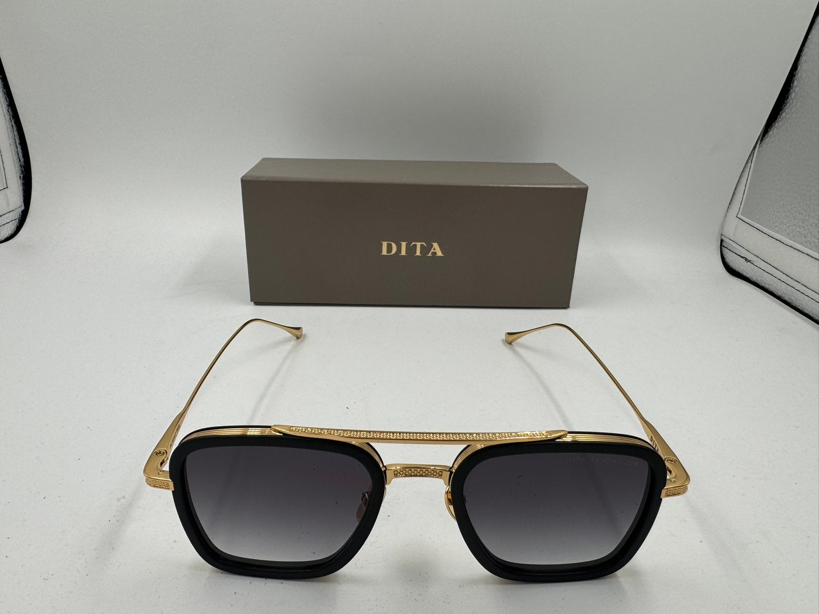 Dita Flight 006 ‘Gold’, Sieraden, Tassen en Uiterlijk, Overige merken, Zonnebril, Overige kleuren, Nieuw