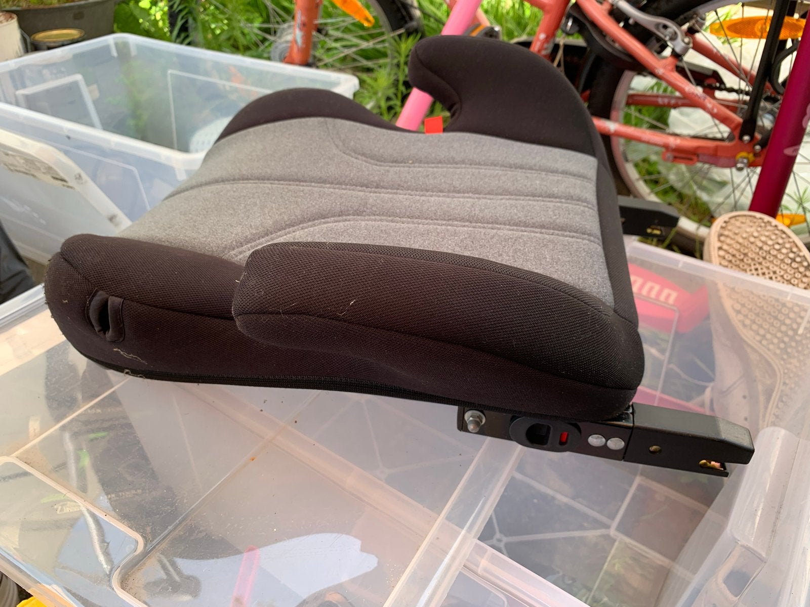 Titanium Baby autostoelverhoger met Isofix, Gebruikt, 15 t/m 36 kg, Isofix, Ophalen