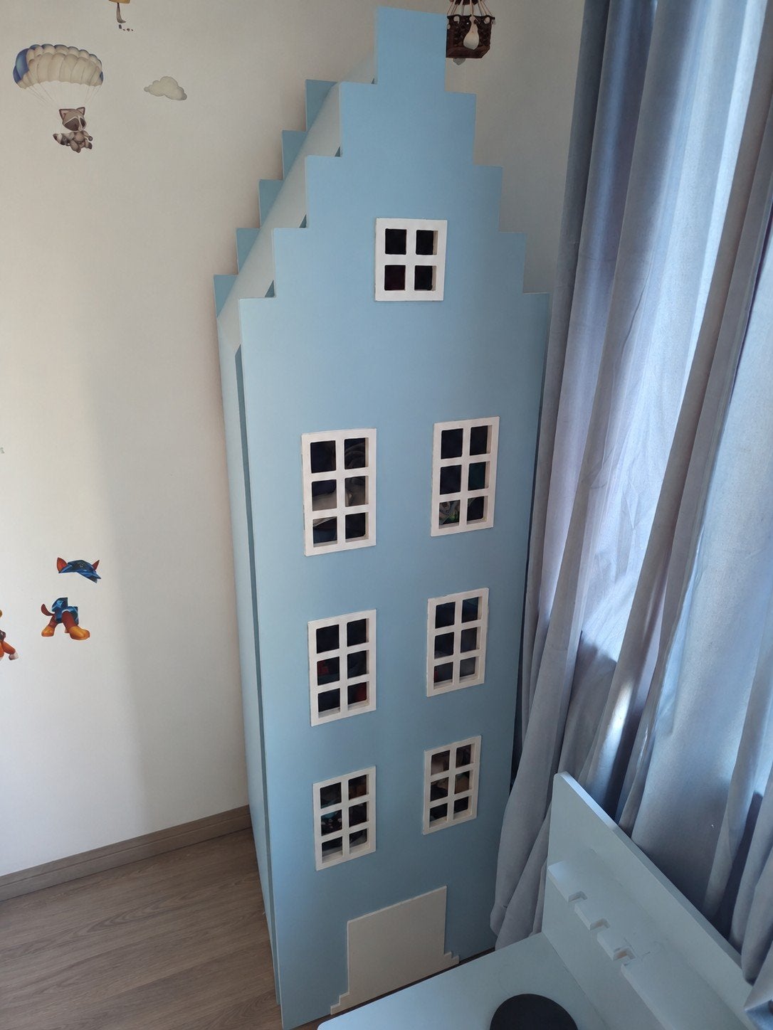 Unieke Grachtenpand Kast - Handgemaakt, This is Dutch Stijl, Ophalen