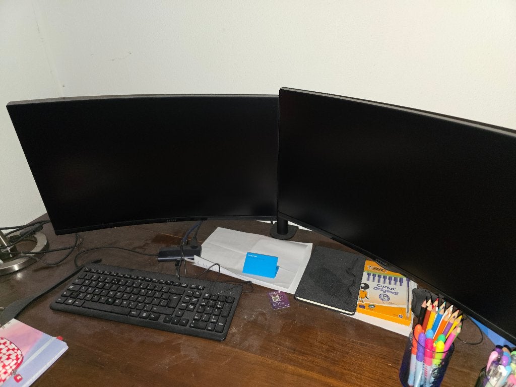 2 x msi MAG 27C6f curved gaming monitor, Computers en Software, Monitoren, Msi, IPS, Curved, Full HD