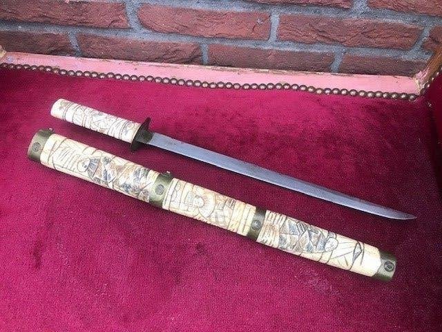 mooi oud Japans zwaard- Wakizashi, Ophalen of Verzenden, Overige soorten, Azië, Zwaard of Sabel