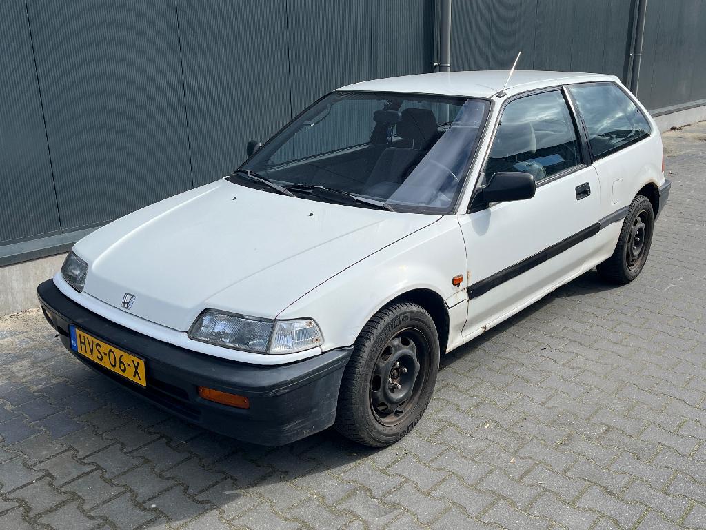 1989 Honda Civic EC8 1.3 Automaat, Auto's, Honda, Voorwielaandrijving, 74 pk, 4 cilinders, Grijs