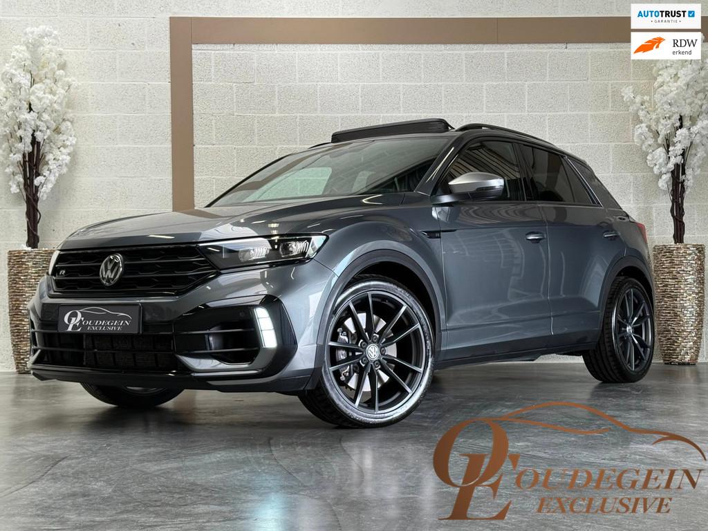 Volkswagen T-Roc 2.0 TSI 4Motion R / PANO / LEDER CARBON / C, Auto's, Automaat, Gebruikt, Zwart, 4 cilinders